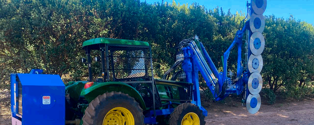 Podadora Multi Discos HLMDR1: Corte preciso, produtividade elevada e proteção dos frutos